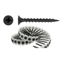   Táras gipszkarton csavar fához 3,9x25       (  ritka menetes  fához foszfátozott PH2)