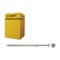   Panel rögzítő HLF. torx csavar peremes tiplivel (tok-keret rögzítő)12 x 80